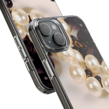 Clear Phone Case – Noir Pearl