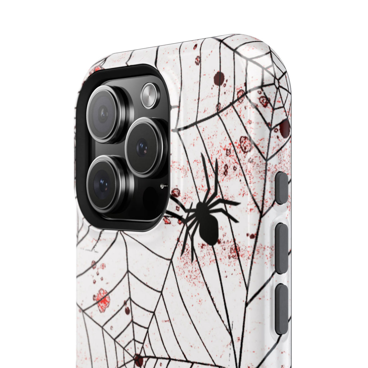 Impact-Resistant Phone Case – Blood Web