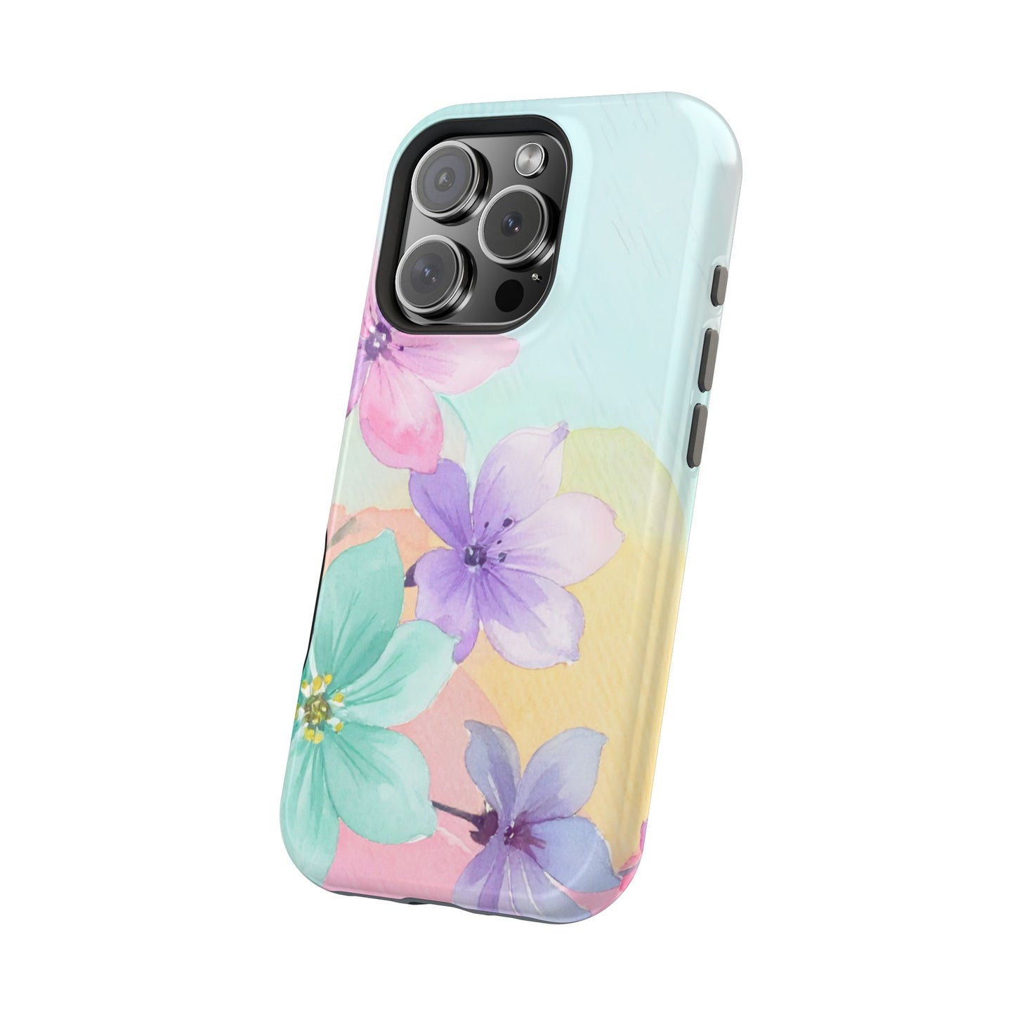 Wireless-Charging Compatible Case – Water Petal