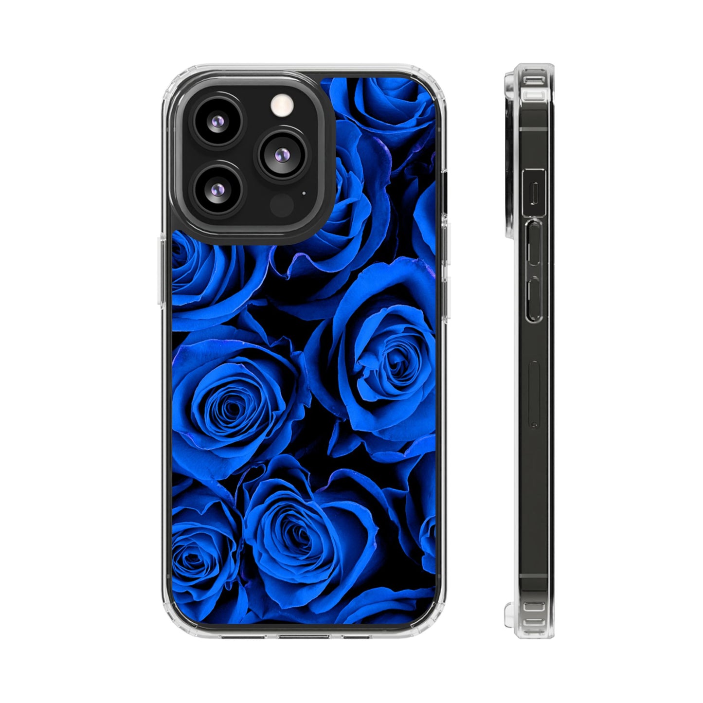 Clear Magnetic Phone Case – Midnight Bloom