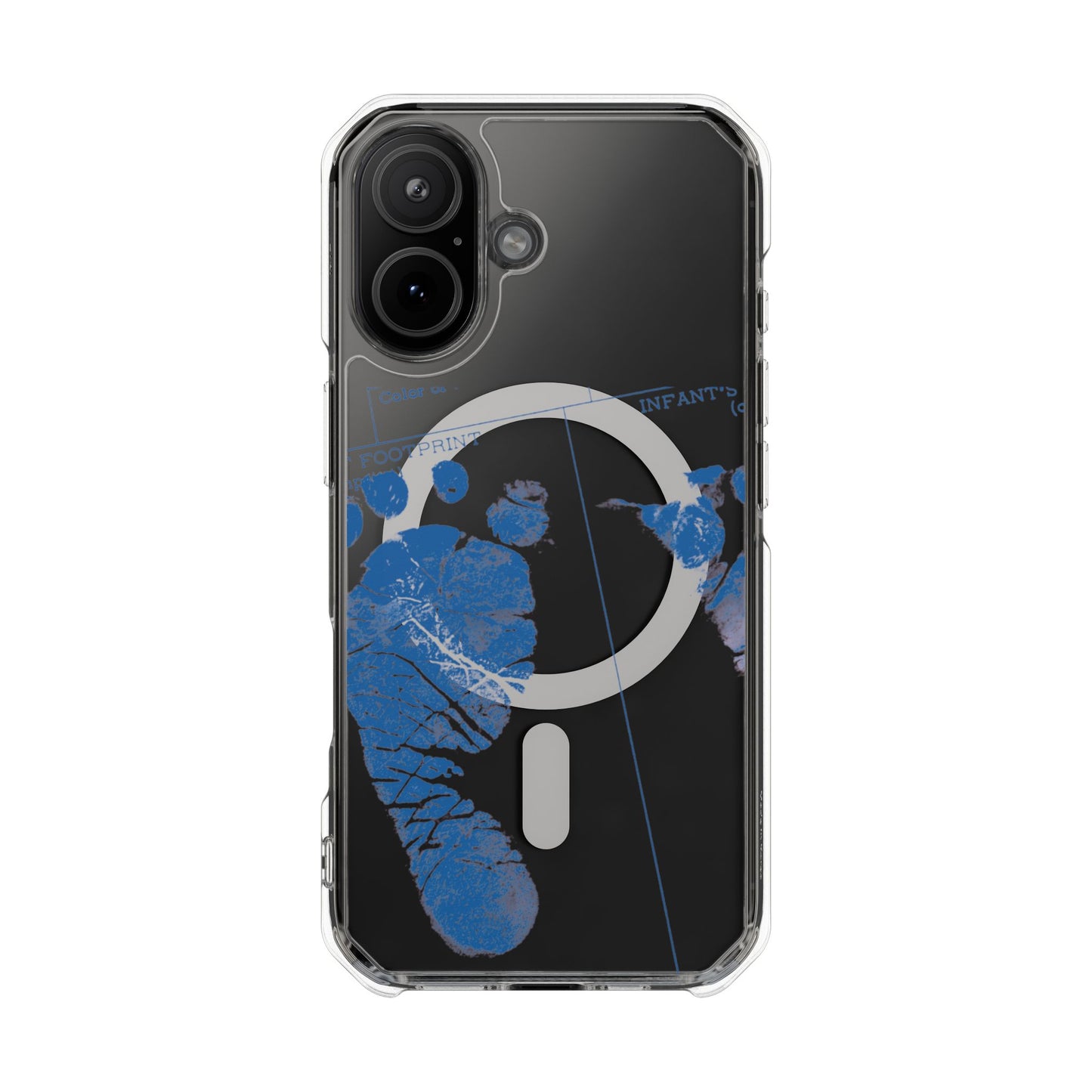 Clear Magnetic Phone Case – Mom’s Little Blue Footprints