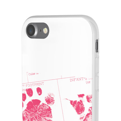 Flexi Case – Mom’s Little Pink Footprints