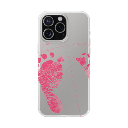 Flexi Case – Mom’s Little Pink Footprints