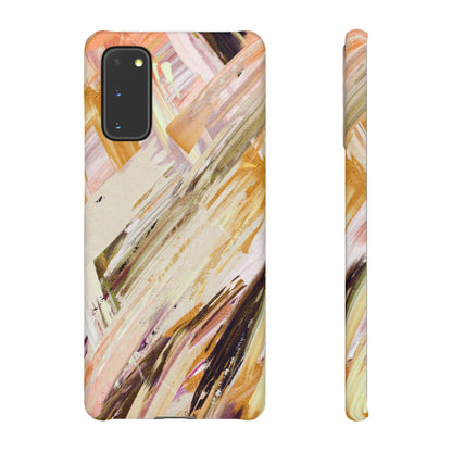 Snap Phone Case – Brush & Bronze