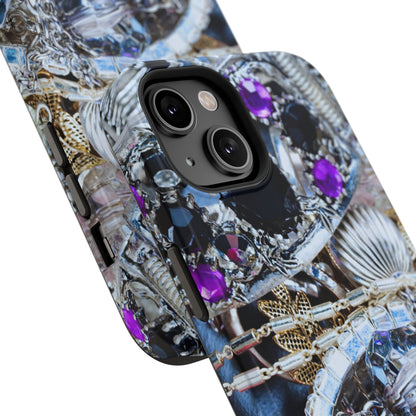 Impact-Resistant Phone Case – Chrome Jewel