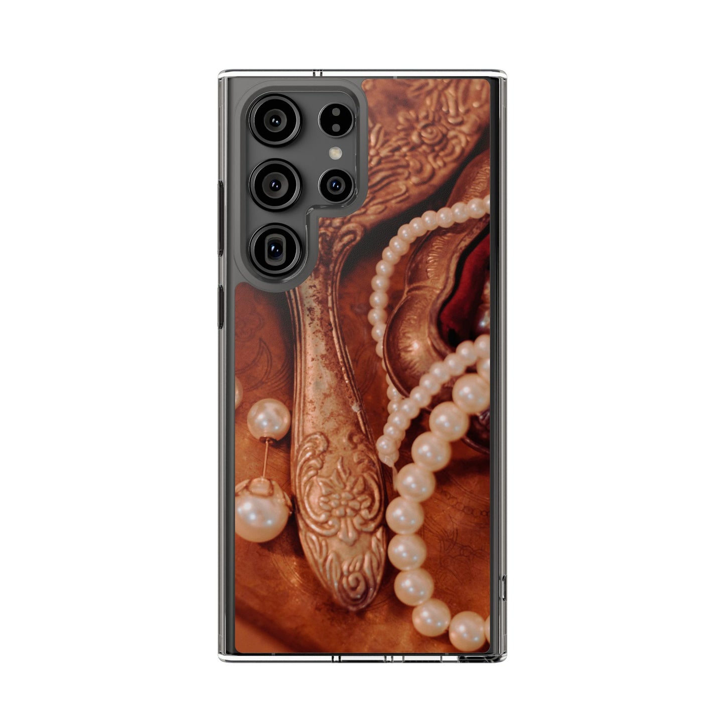Clear Phone Case – Bronze Vanity