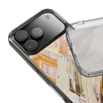 Clear Phone Case – Brush & Bronze