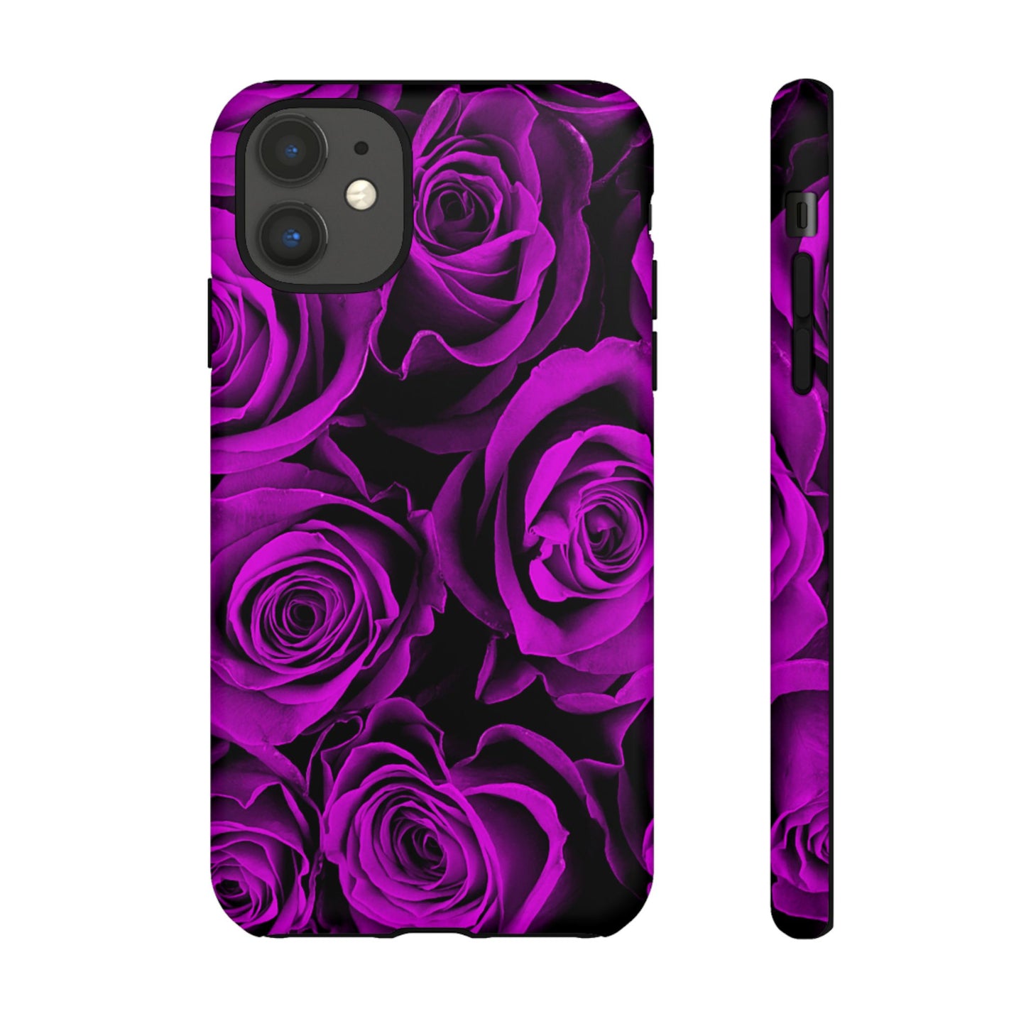 Protective Phone Case – Amethyst Roses