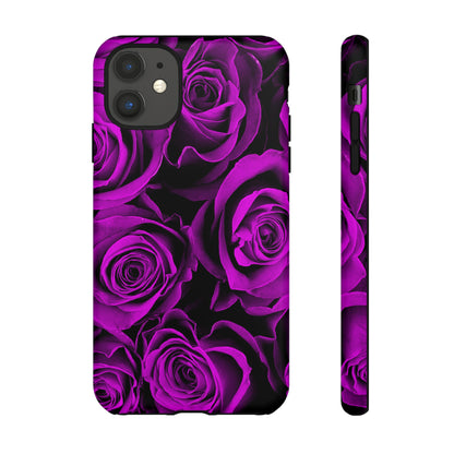 Protective Phone Case – Amethyst Roses