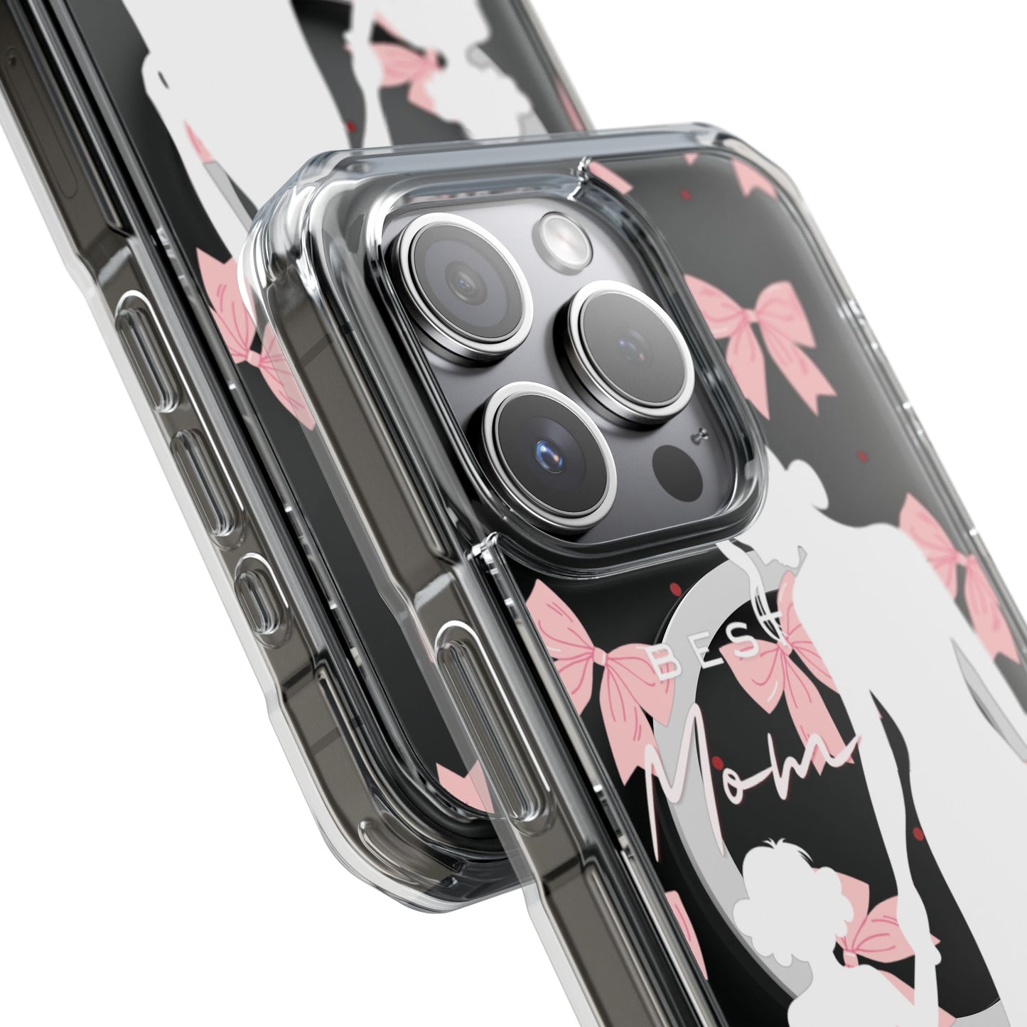 Clear Magnetic Phone Case – Best Mom: My Little Girl