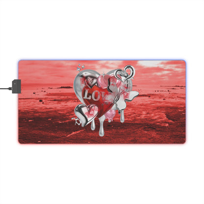 LED Desk Mat – Chrome Love