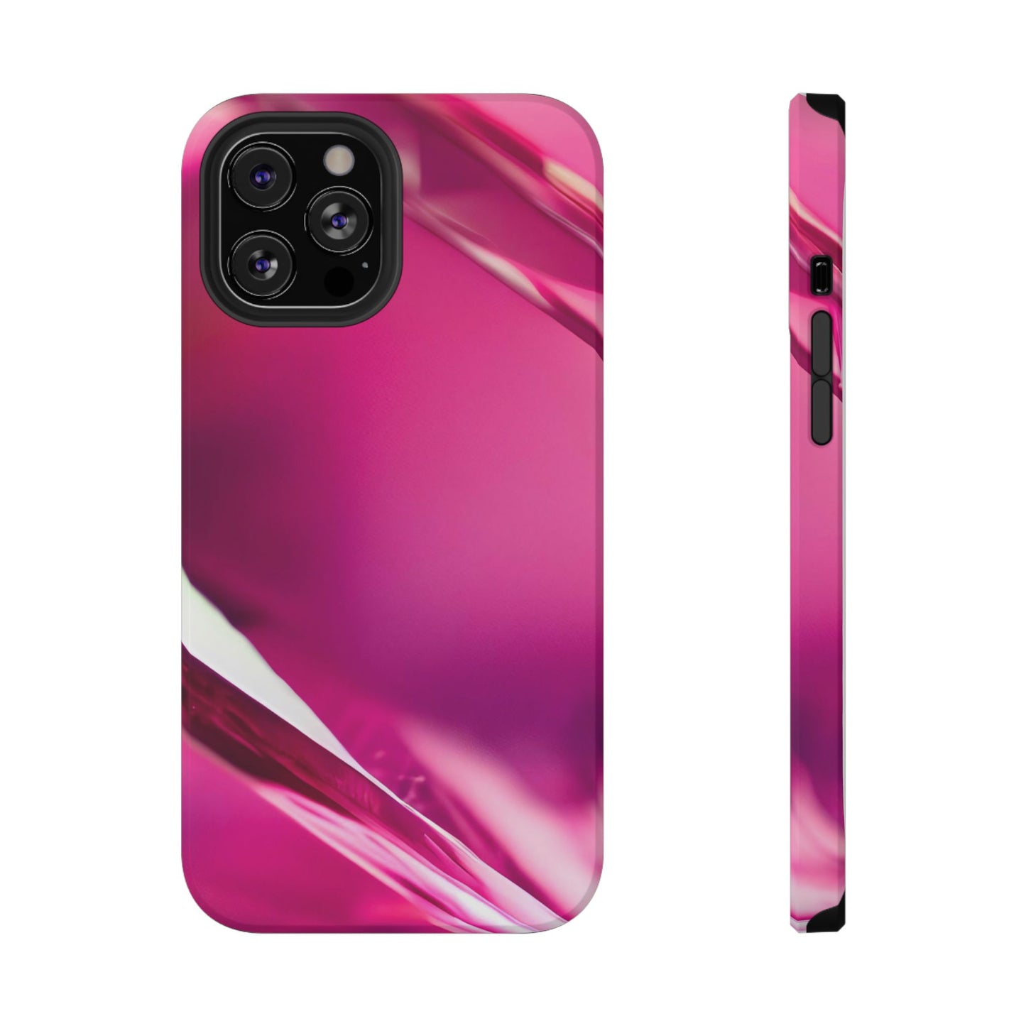 Impact-Resistant Phone Case – Magenta Motion