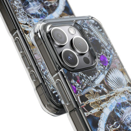 Clear Magnetic Phone Case – Chrome Jewel