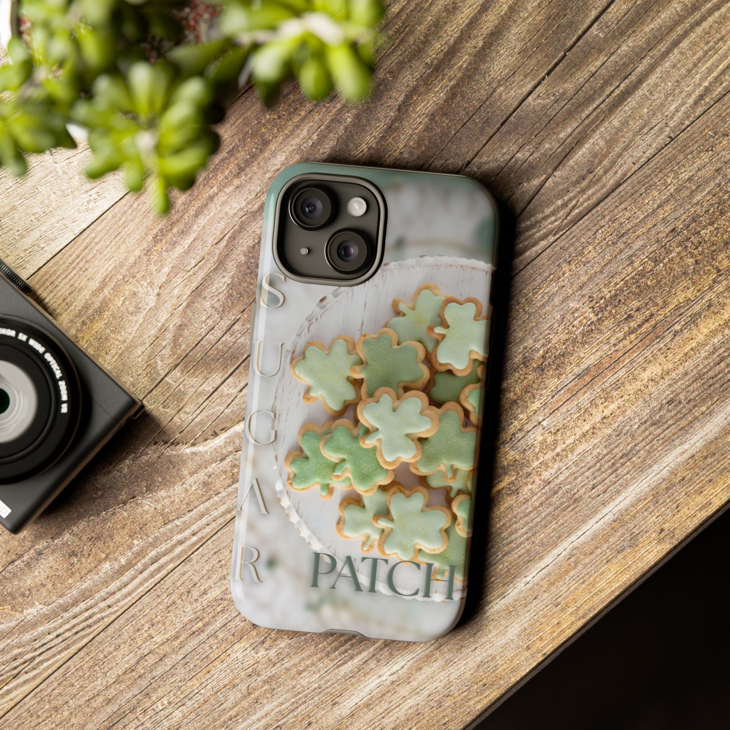 Protective Phone Case – Sugar Patch Clover Cookie Design