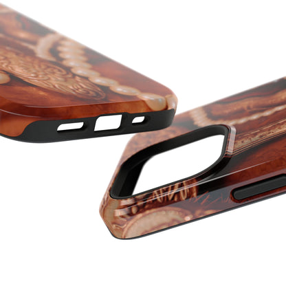 Impact-Resistant Phone Case – Bronze Vanity