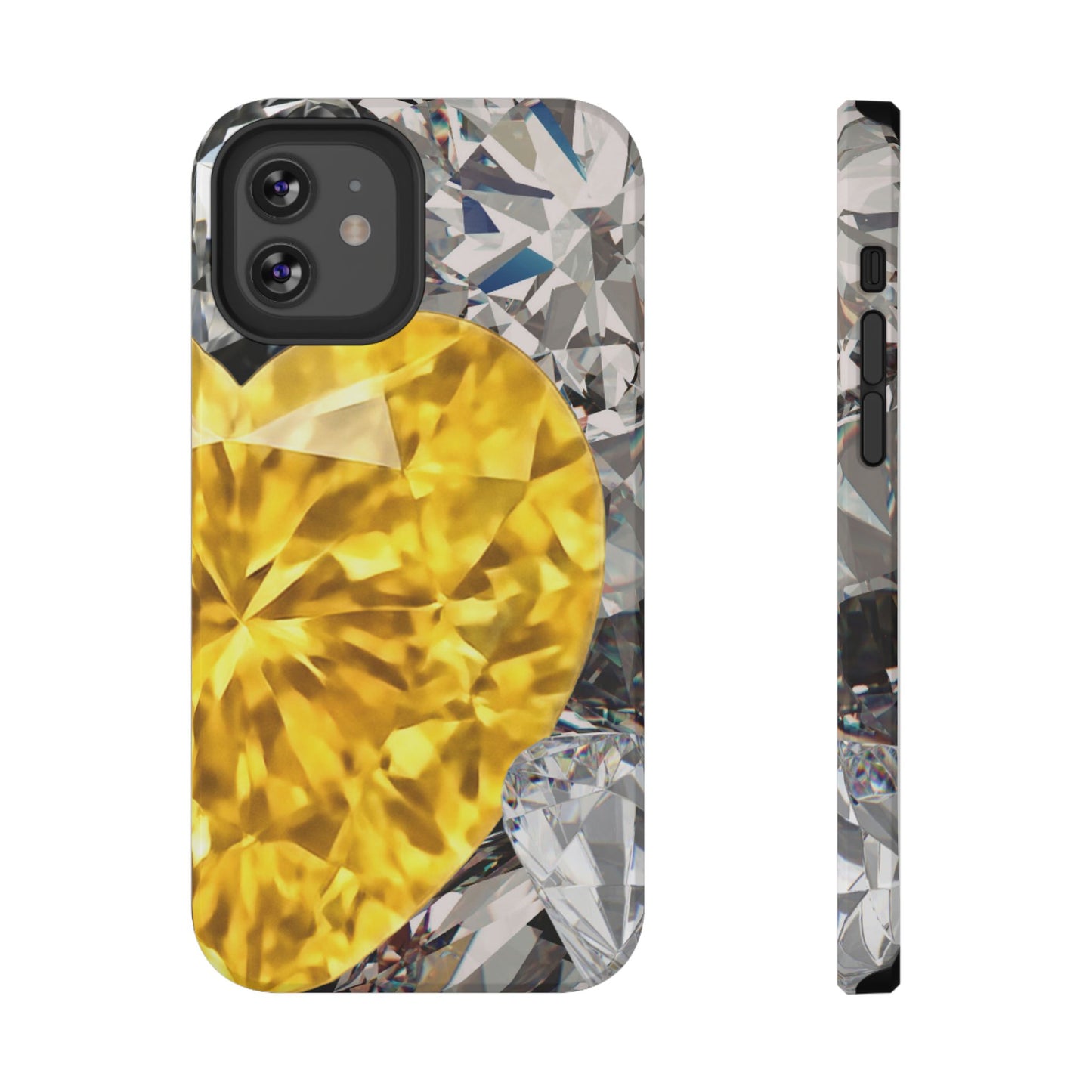 Impact-Resistant Phone Case – Heart of Gold