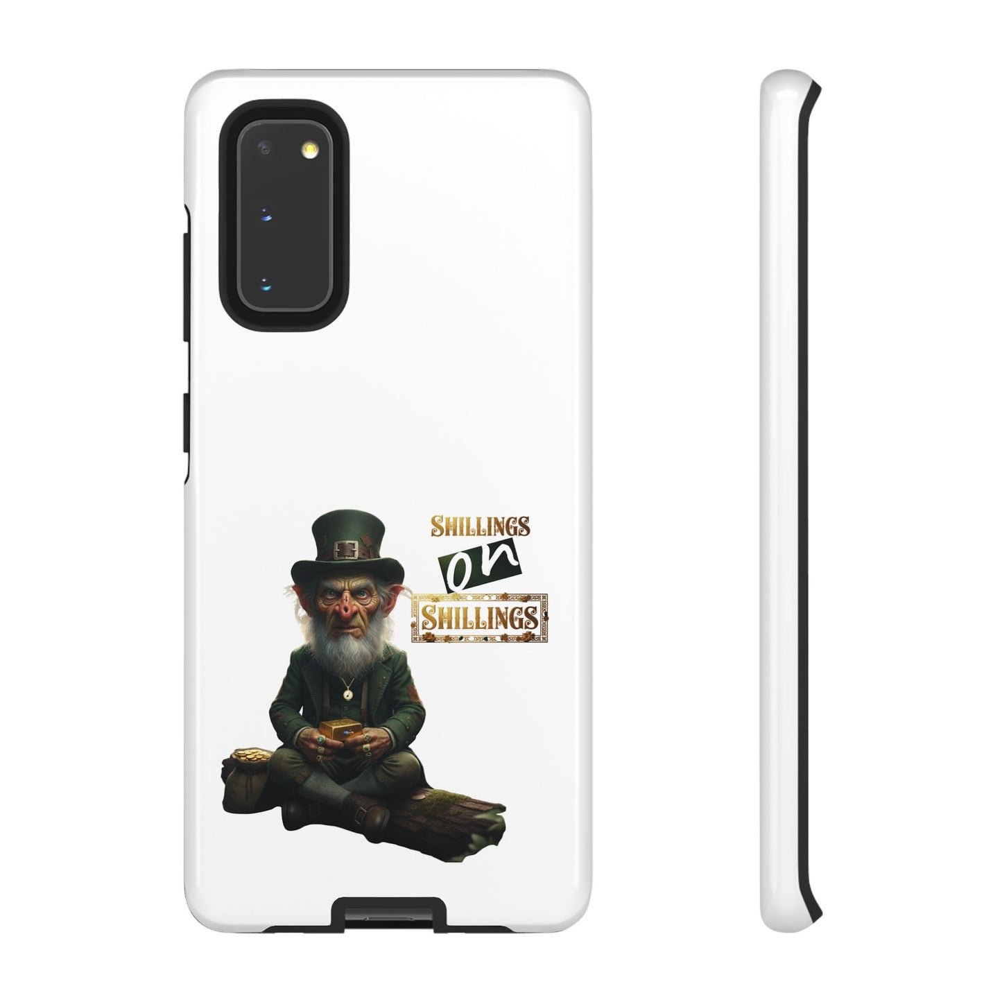 Protective Phone Case – “Shillings on Shillings” Leprechaun Design