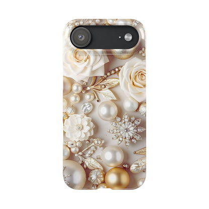 Slim Phone Case – Ivory Opulence