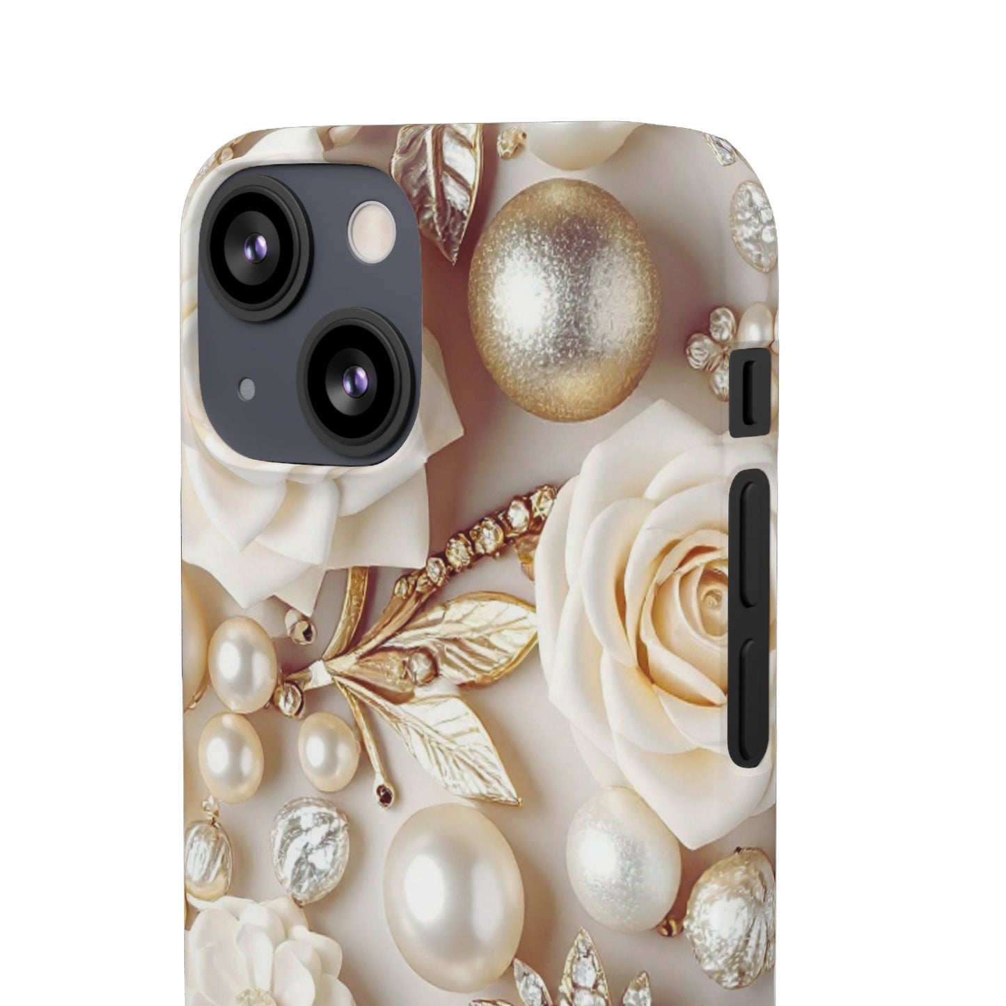 Snap Phone Case – Ivory Opulence