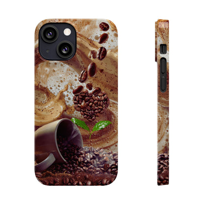 Slim Phone Case – Love at First Sip – Compatible with iPhone 11–17 Series