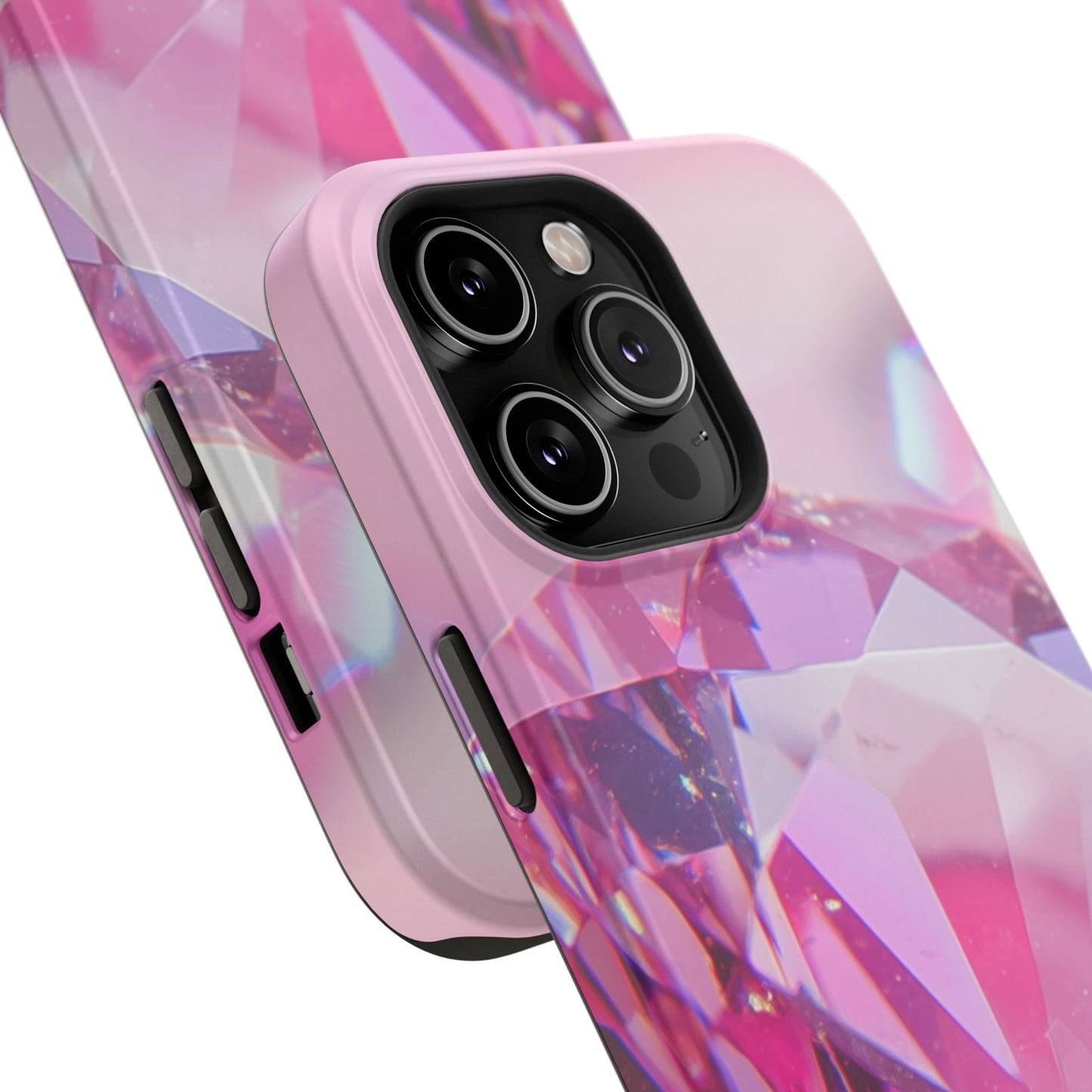 Impact-Resistant Phone Case – Pink Ice