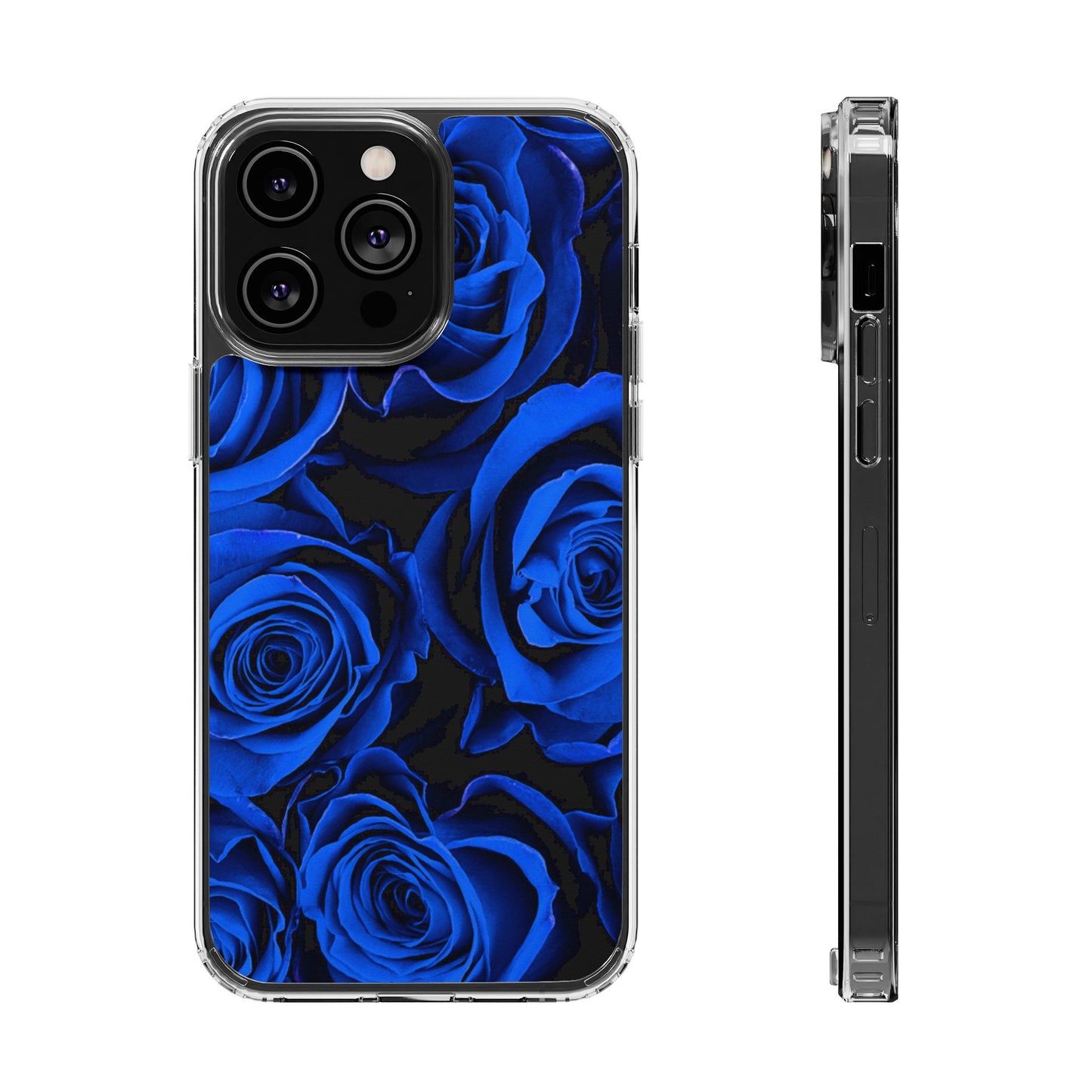 Clear Phone Case – Midnight Bloom