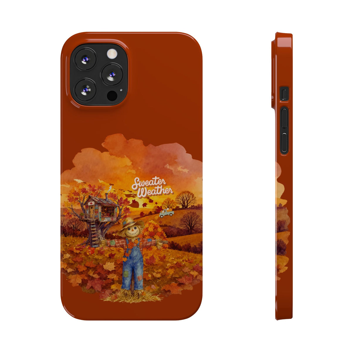 Slim Phone Case – Sweater Weather – Compatible with iPhone 11–17 Series