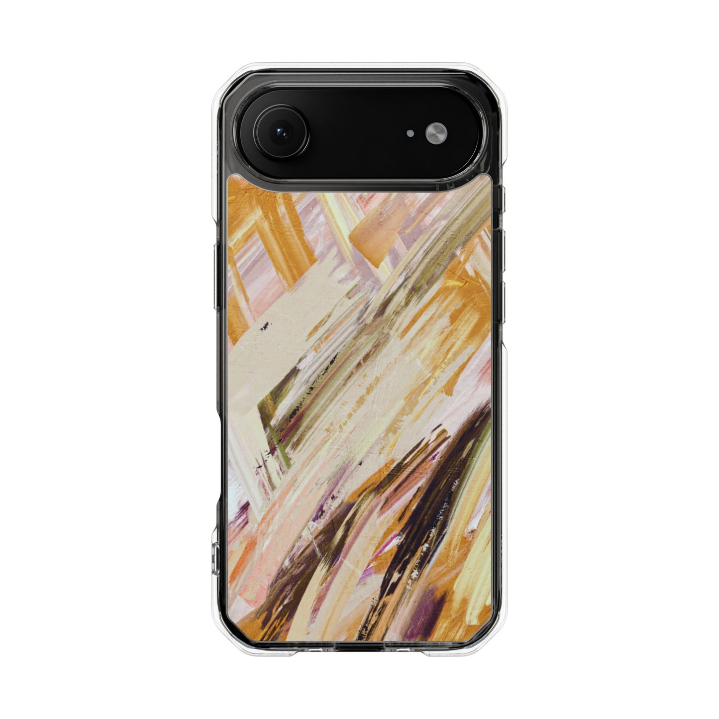 Clear Magnetic Phone Case – Brush & Bronze