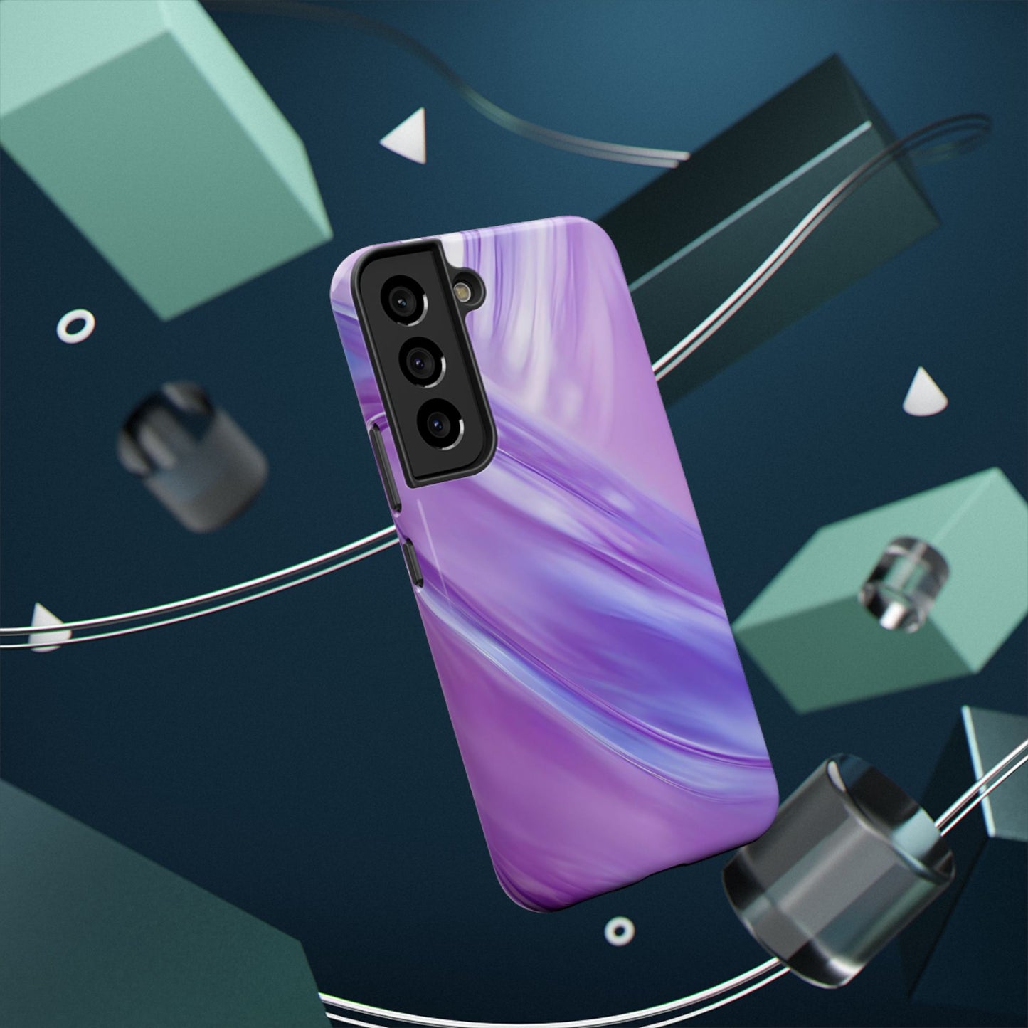 Impact-Resistant Phone Case – Lavender Wave