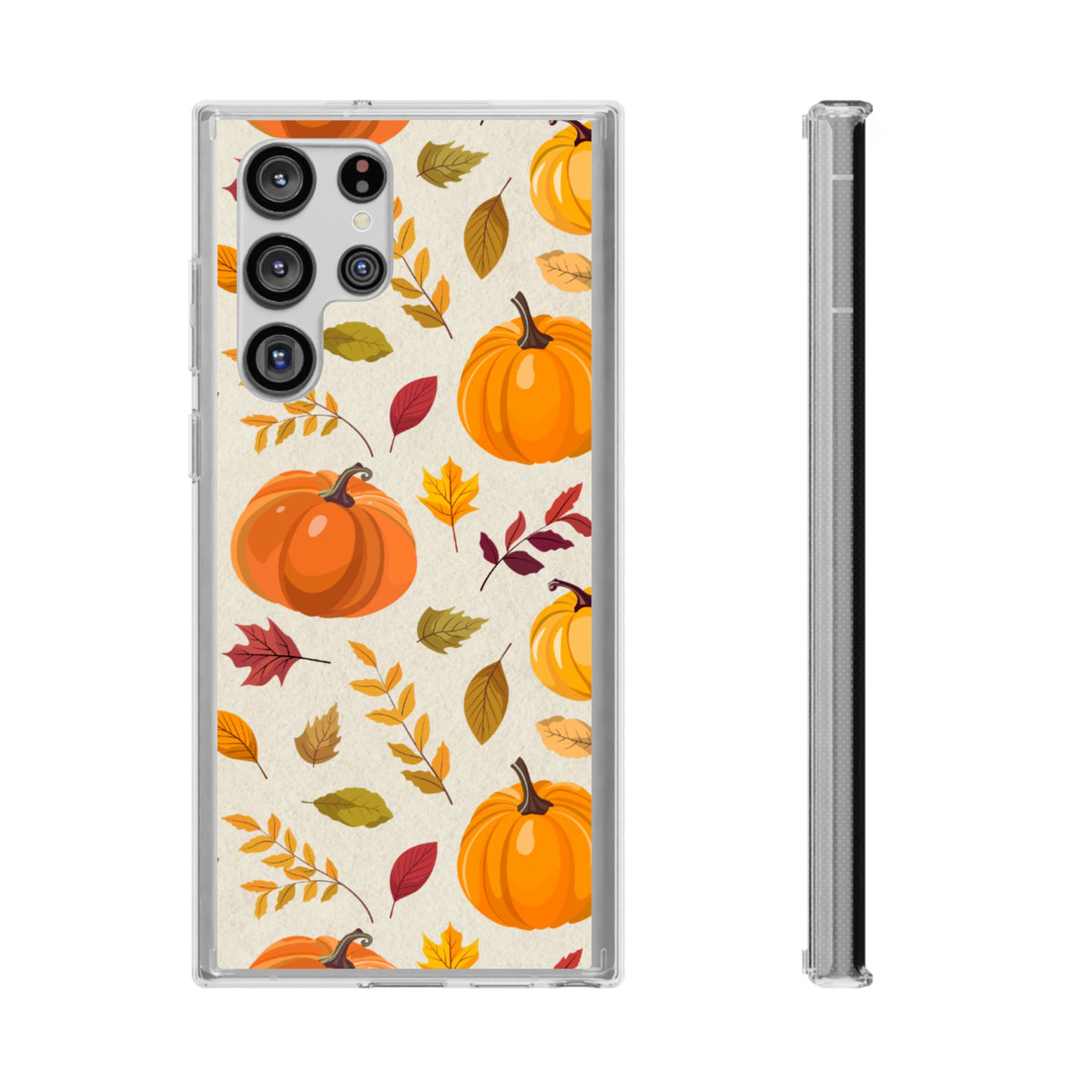 Clear Phone Case – Falling for Pumpkin