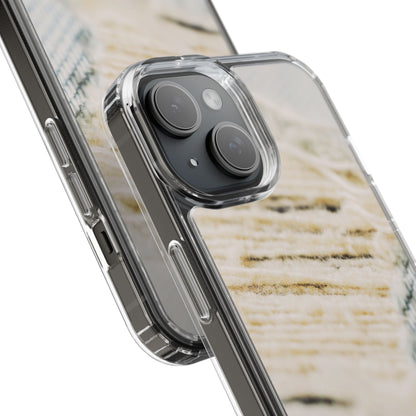 Clear Phone Case – Woven Warmth