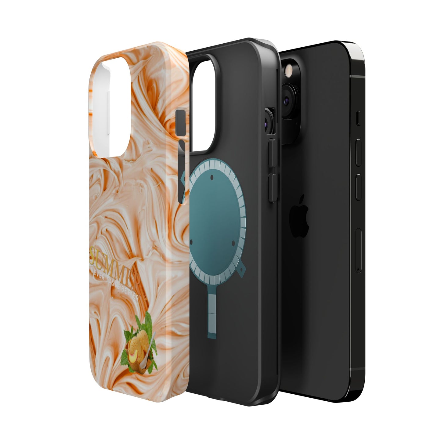 Wireless-Charging Compatible Case – Peach Sorbet