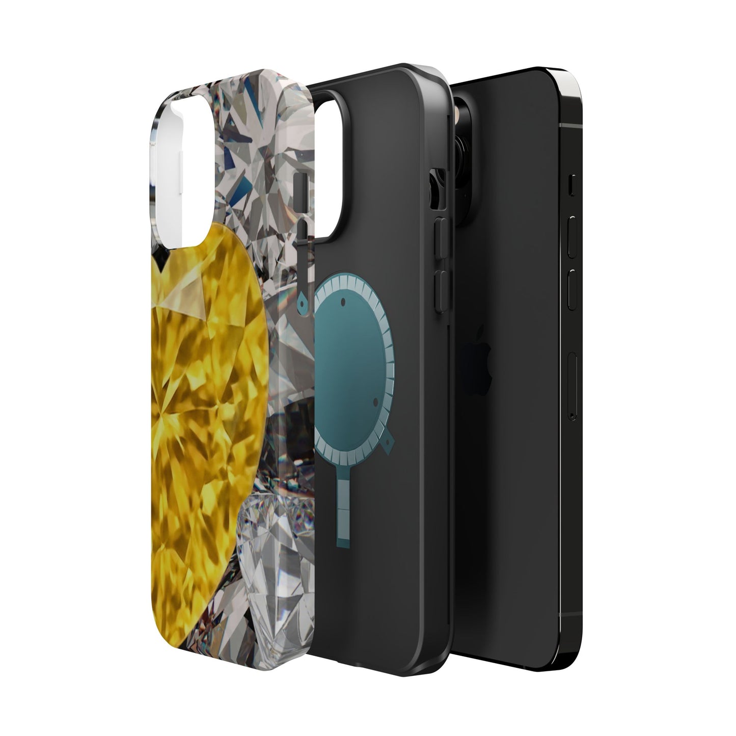 Wireless-Charging Compatible Case – Heart of Gold