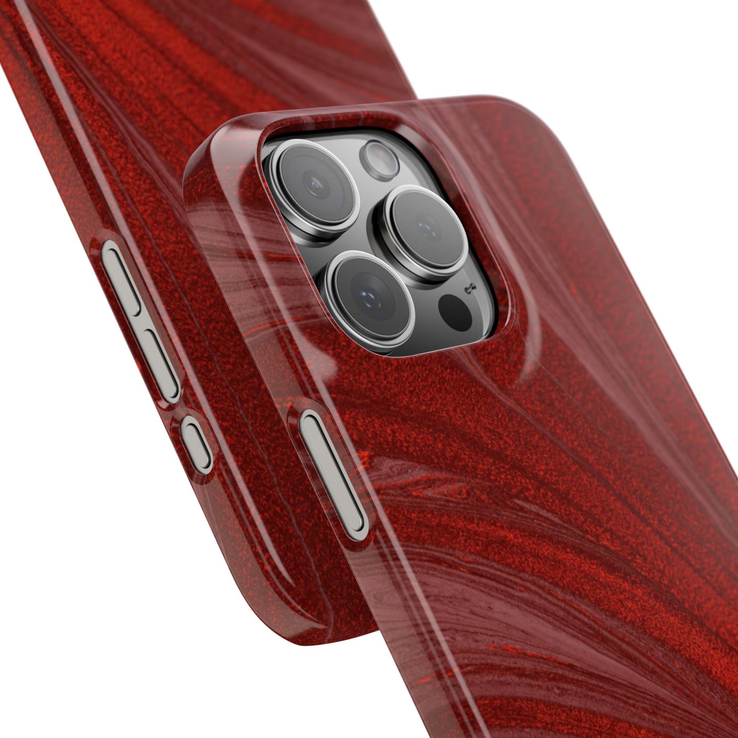 Slim Phone Case — Crimson Current