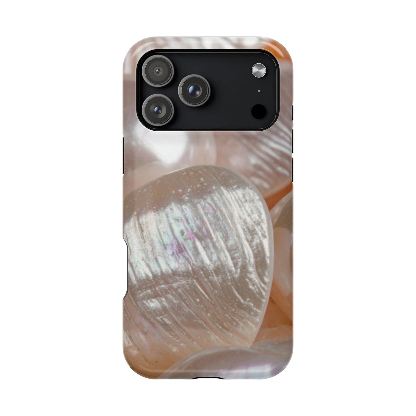 Impact-Resistant Phone Case – Blush Pearl