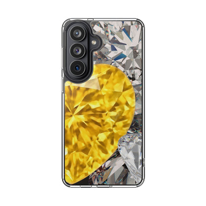 Clear Phone Case – Heart of Gold