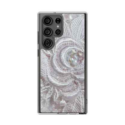 Clear Phone Case – Lace Veil