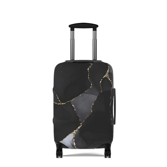 Luggage Cover – Obsidian Vein