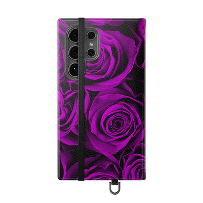 Flip Case – Amethyst Roses