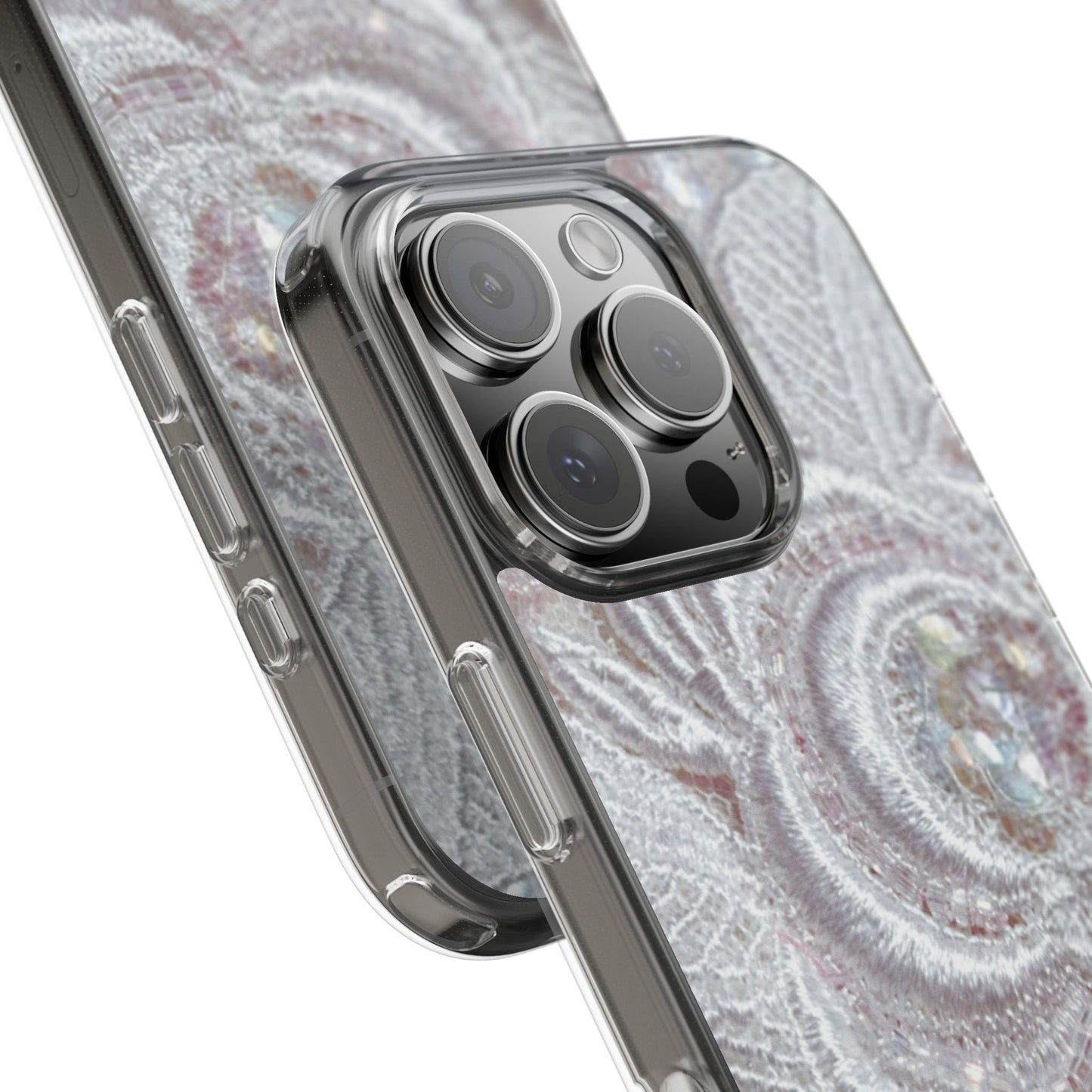 Clear Phone Case – Lace Veil