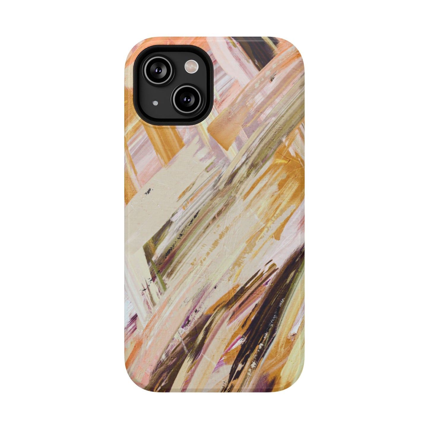 Impact-Resistant Phone Case – Brush & Bronze