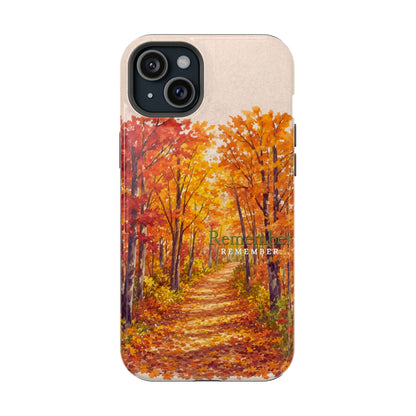 Impact-Resistant Phone Case – Autumn Remembered – Compatible with iPhone 11–17 & Samsung Galaxy S22–S26 Series