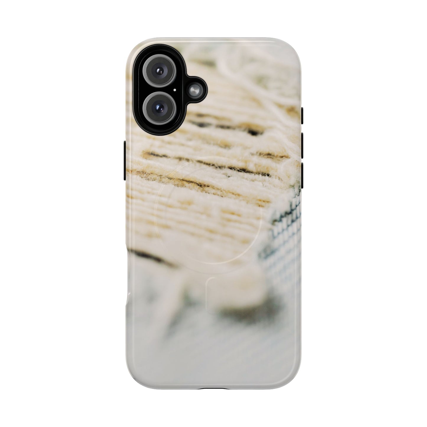 Protective Magnetic Phone Case – Woven Warmth