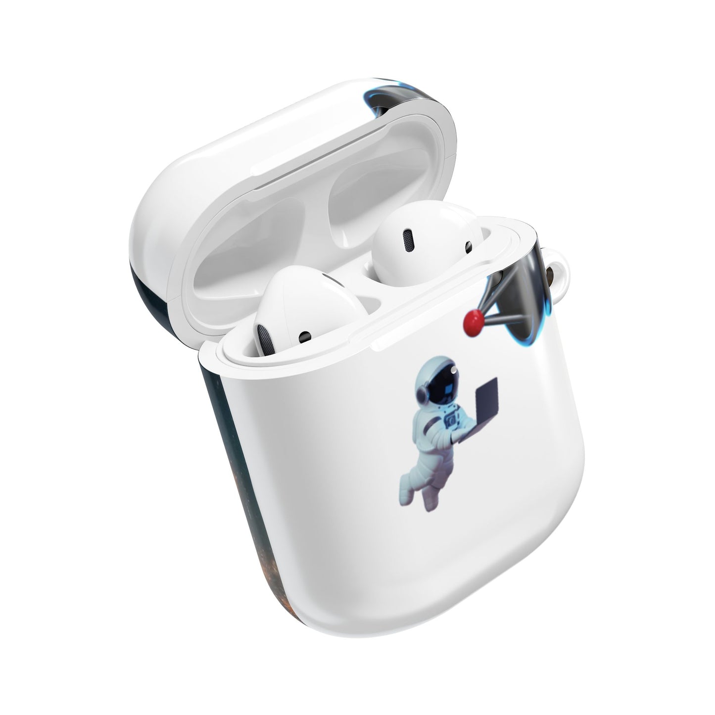 Wireless Earbud Case Cover – Cosmic Drift
