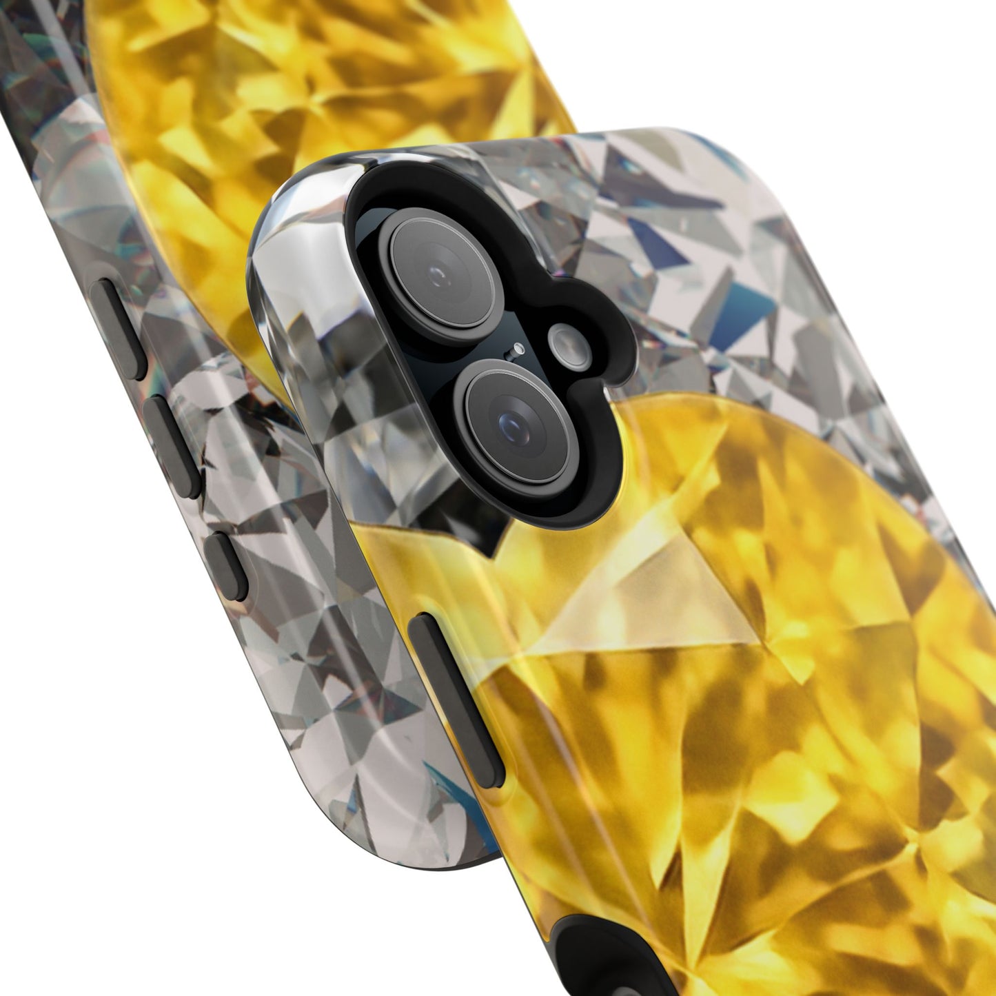 Impact-Resistant Phone Case – Heart of Gold