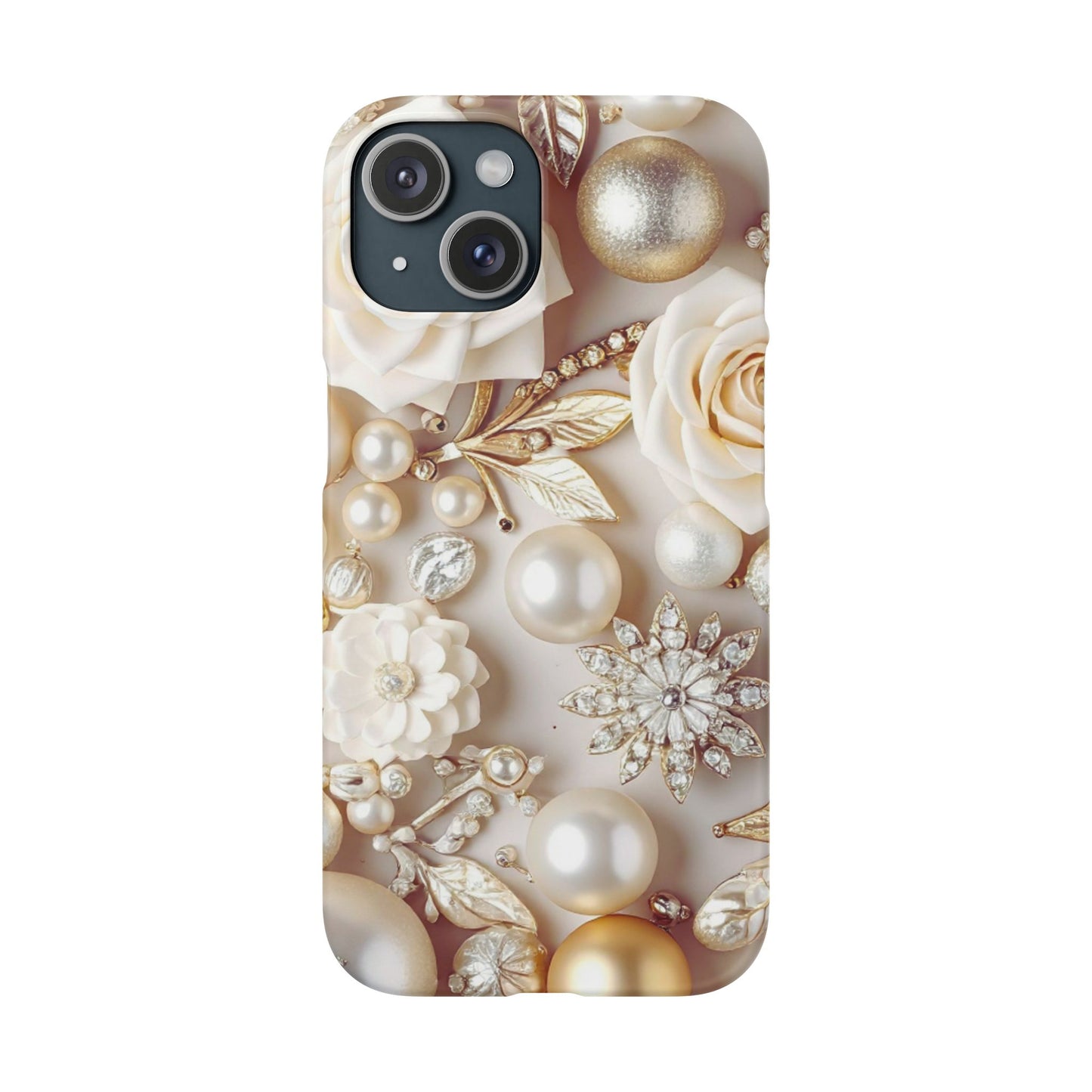 Snap Phone Case – Ivory Opulence