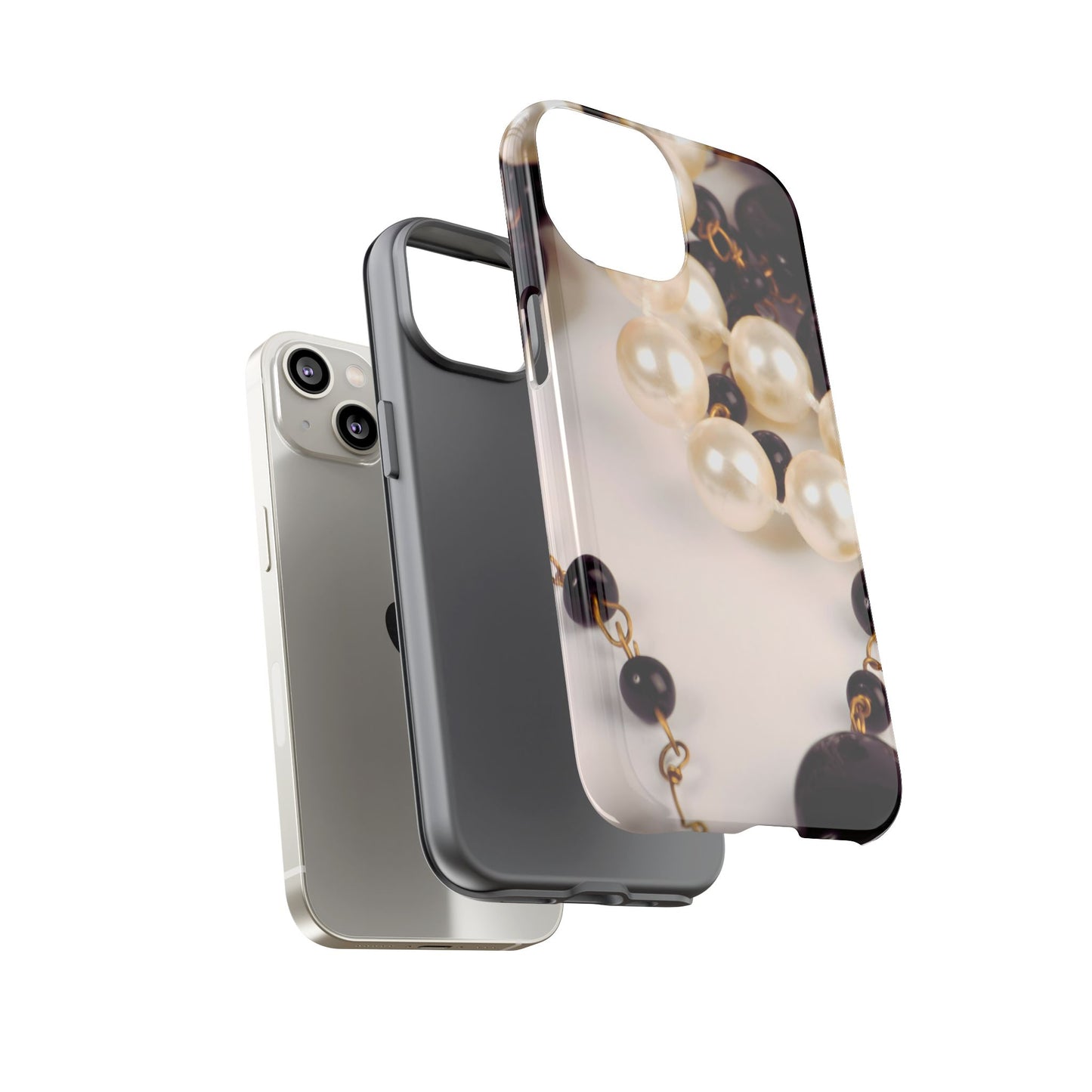 Protective Phone Case – Noir Pearl