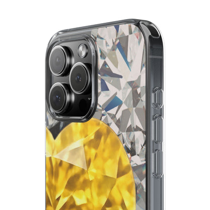 Clear Phone Case – Heart of Gold