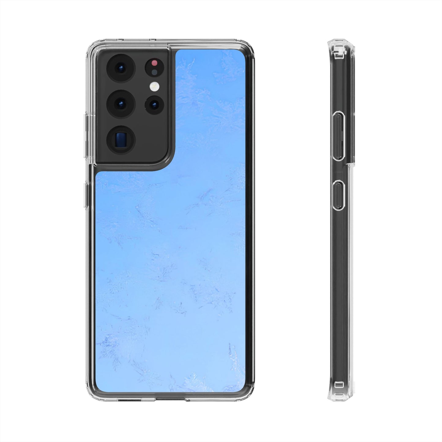 Clear Phone Case – Azure Fade