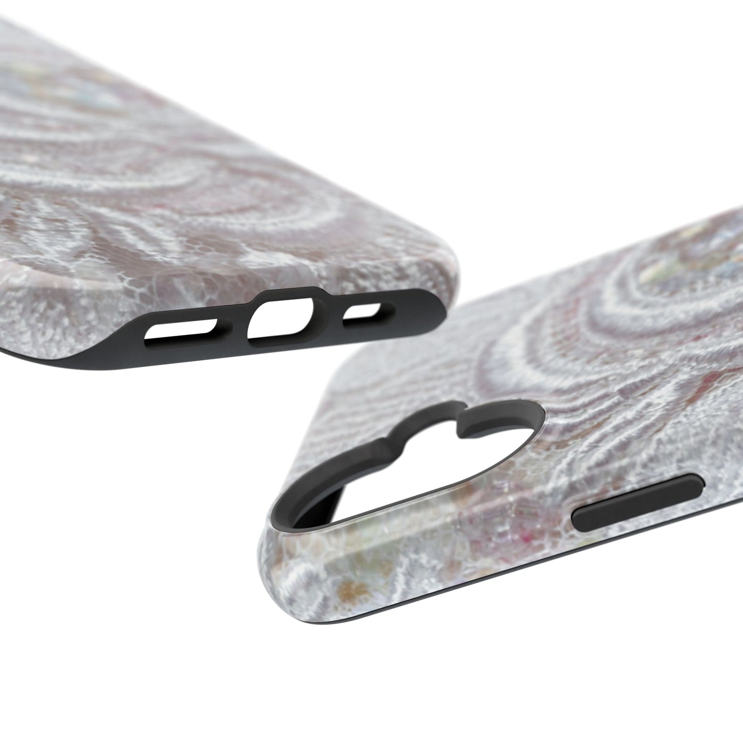Wireless-Charging Compatible Case – Lace Veil